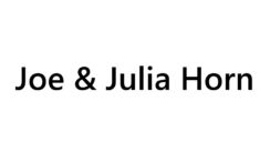 Joe & Julia Horn